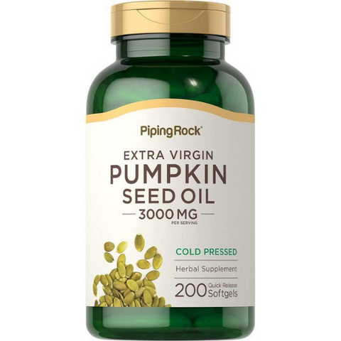 Pumpkin Seed Oil 1000 mg - 200 Quick Release Softgels