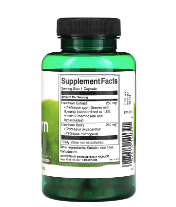 Hawthorn 500mg - 120 Capsules