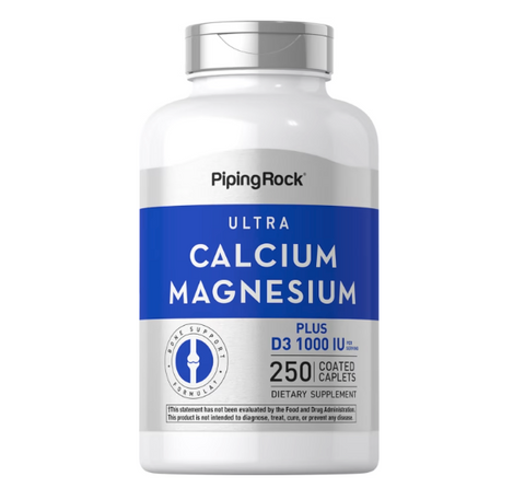 Ultra Calcium Magnesium Plus D3 (Cal 1000mg/Mag 500mg/D3 1000IU) (per serving), 250 Coated Caplets