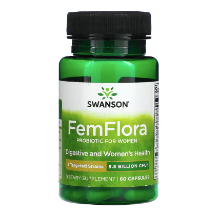 FemFlora, Probiotic For Women, 9.8 Billion CFU - 60 Capsules