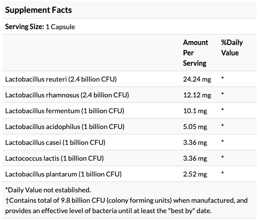 FemFlora, Probiotic For Women, 9.8 Billion CFU - 60 Capsules