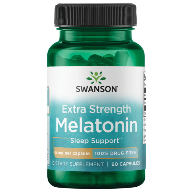 Extra Strength Melatonin 5mg – 60 Capsules