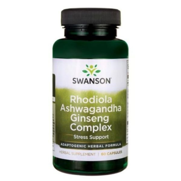 Adaptogenic Herbal Complex Rhodiola Ashwagandha Ginseng 60 Capsu Vitadeals Singapore 6080