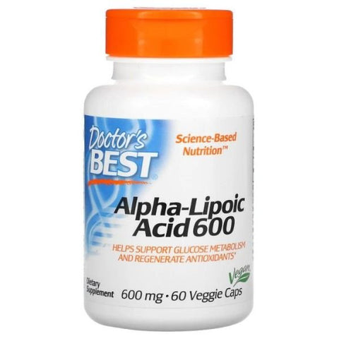 Alpha Lipoic Acid 600mg - 60 Veg CapsDRB-00133Vitadeals-Singapore