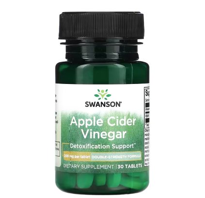 Apple Cider Vinegar, 200 mg - 30 TabletsSWV04081Vitadeals-Singapore