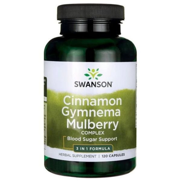Cinnamon Gymnema Mulberry Complex (3-in-1 Formula) - 120 CapsulesSW1742Vitadeals-Singapore