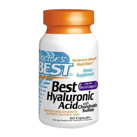 Hyaluronic Acid with Chondroitin Sulfate & BioCell Collagen 1000mg - 60 Veg Caps