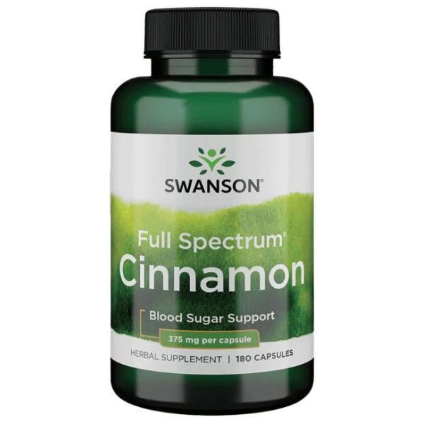 Full Spectrum Cinnamon 375mg - 180 Capsules