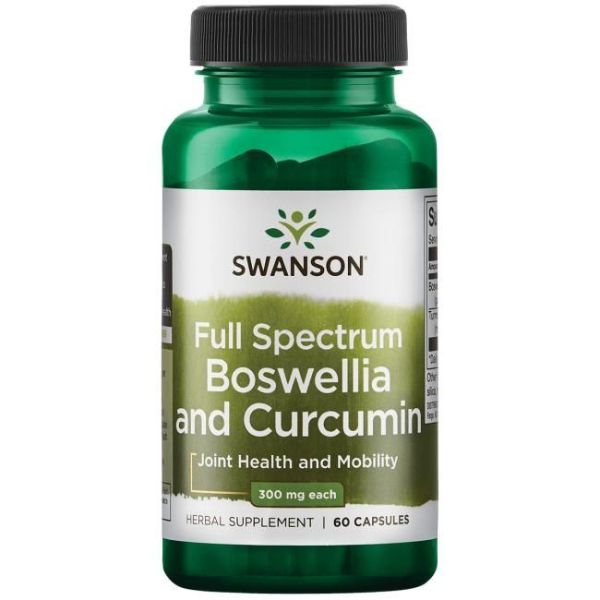 Full Spectrum Boswellia & Curcumin 300mg - 60 Capsules