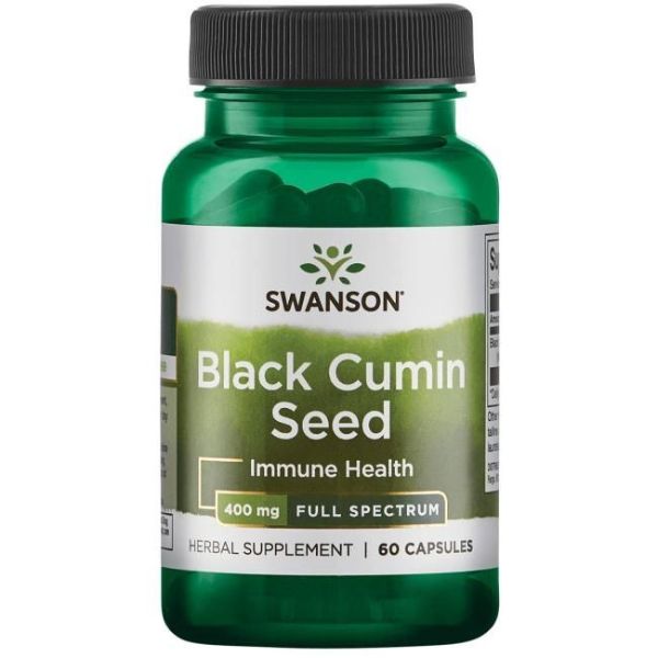 Full Spectrum Black Cumin Seed (Nigella Sativa) 400mg - 60 Capsules