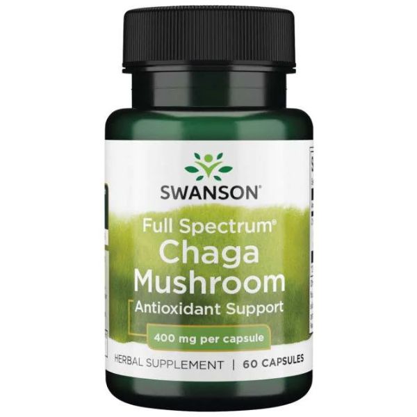 Chaga Mushroom (Bai Hua Rong 白桦茸) 400mg - 60 Capsules
