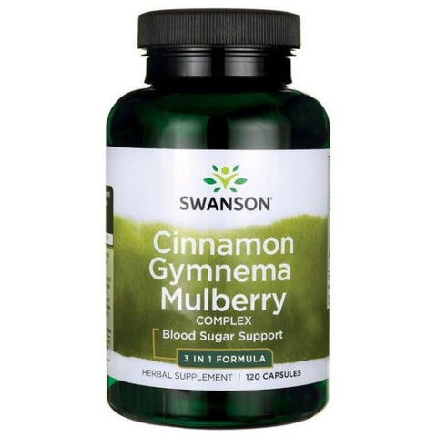 Cinnamon Gymnema Mulberry Complex (3-in-1 Formula) - 120 Capsules