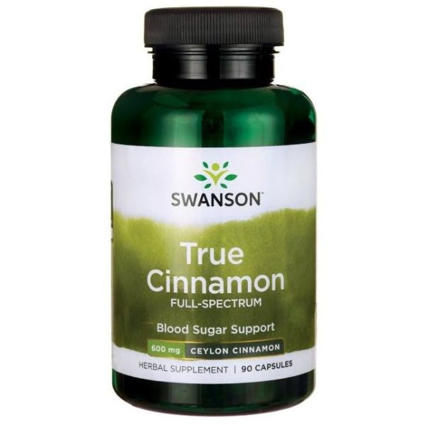 Full Spectrum True Cinnamon (Ceylon Cinnamon from Sri Lanka) 300mg - 90 Capsules