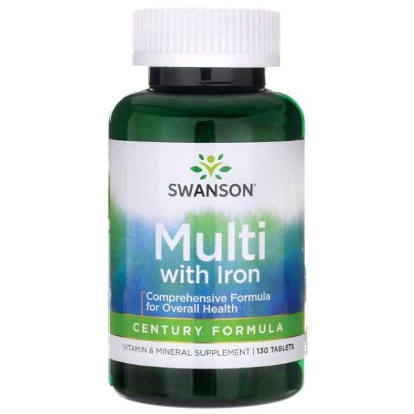 Century Formula Multivitamins with Iron - 130 Tablets