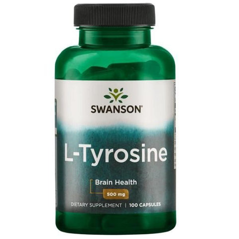 L-Tyrosine 500mg - 100 Capsules