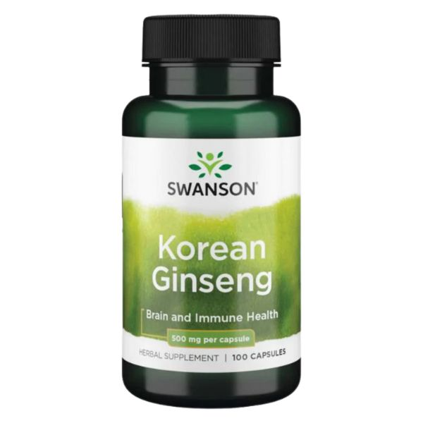 Premium Korean Ginseng 500mg - 100 Capsules