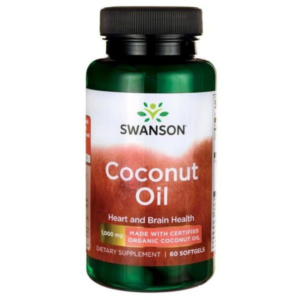 EFA Certified Organic Coconut Oil 1000mg - 60 Softgels