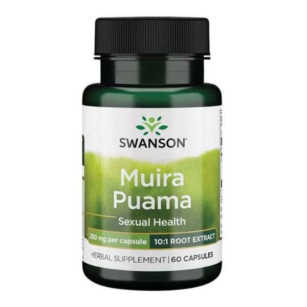 CLEARANCE Muira Puama 10:1 Root Extract 250mg - 60 Capsules AUGUST EXPIRY