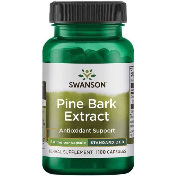 Pine Bark Extract 50mg - 100 Capsules
