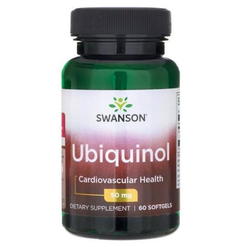 Ubiquinol (CoQ10) 100% Pure & Natural 50mg - 60 Capsules