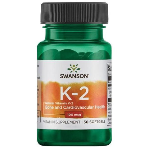 Vitamin K2 (Menaquinone-7) 100mcg - 30 Softgels