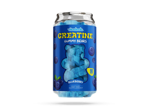 Creatine Gummy Bears - Blueberry