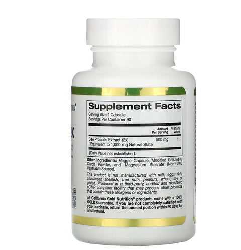 Bee Propolis 2X, Concentrated Extract, 500 mg, 90 Veggie CapsCGN-00945Vitadeals-Singapore