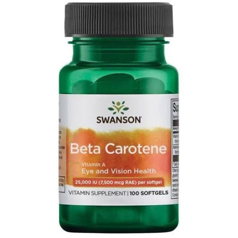 Beta Carotene (Vitamin A) 25,000IU - 100 SoftgelsSW007Vitadeals-Singapore