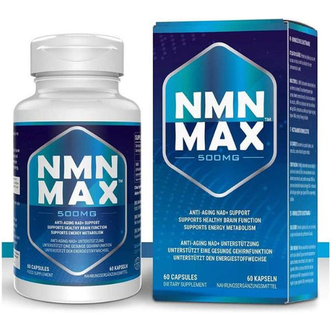 NMN MAX (nicotinamide mononucleotide) 500mg - 60 Veggie Caps