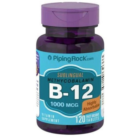 (PO) Vitamin B-12 (Superior Methylcobalamin Form) 1000mcg - 120 Sublingual Tablets