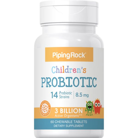 Children's Chewable Probiotics 3Billion CFU - 60 Veg Tabs