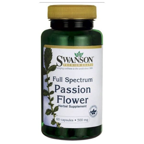 Full Spectrum Passion Flower 500 mg - 60 Capsules