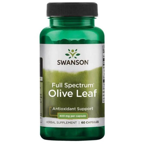 Full Spectrum Olive Leaf 400mg - 60 Capsules