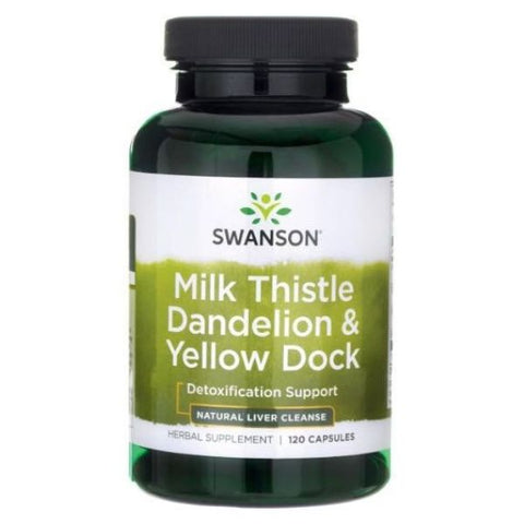 Milk Thistle, Dandelion & Yellow Dock - 120 Capsules
