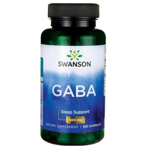GABA (Gamma-AminoButyric Acid) High Potency 500 mg - 100 Capsules